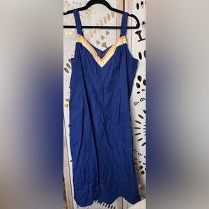 NWT Modcloth Navy Dress with Colorful Accents